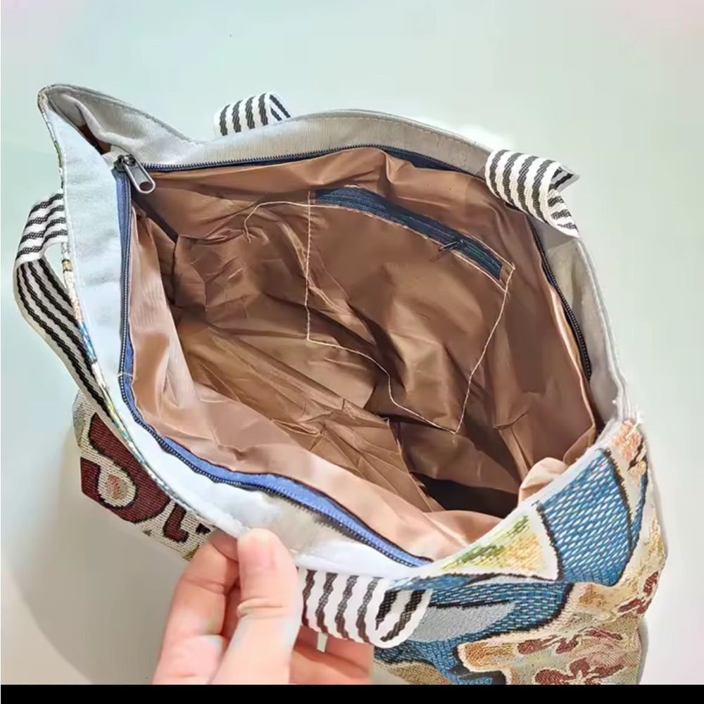 Disney Stitch Multicolor Large Tote Bag NEW! - Picture 4 of 6